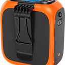 16000RPM Portable Waist Fan Clip on Wearable Belt Personal Fan, 14000mAh Minimum Gear Endurance Up to 24 hours, 3 Speed Neck Desk Fans, Wearable Body Shirt Belt Fans Outdoor, Worksite (Orange)