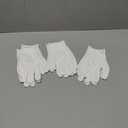 Hmnysol Moisturising Glowes Soft Comfortable Breathable White 3 Pairs