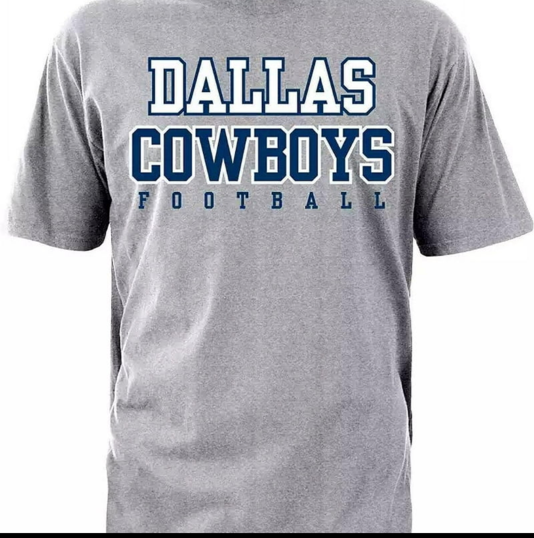Dallas Team Cowboy Football Practice T-Shirt Shirt Shirt, Size M, Tee Dark Heather New