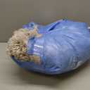 MADDEMCUTE Calming Dog & Cat Cave Bed With Hooded Cover, Removable Washable Round for Small Medium Pets, Anti-Slip Faux Fur Fluffy Coved for Improved Sleep, Fits up to 15/25 lbs (Grey, S) (20.00" x 20.00" x 8.00")