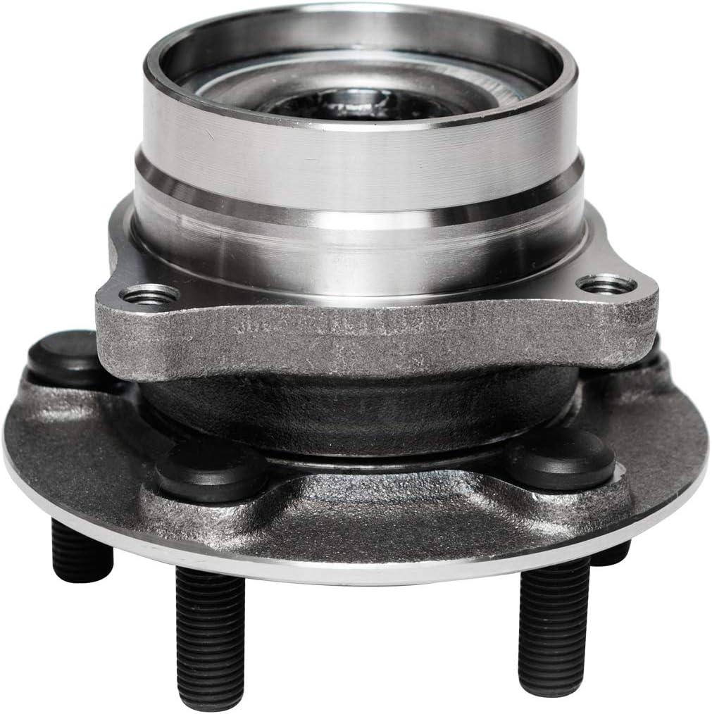 Front Wheel Hub and Bearing Assembly Compatible With 2004 05 06 07 08 2009 Toyota Prius AUQDD 513265 [5 Lug Hub]