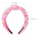Valentines Headband【Adjustable】【Lightweight】【Premium Material】 Valentines Day Accessories For Women，Pink