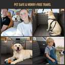 PROZAR Dog Car Seat Cover for Back Seat, Heavy Duty Scratch Proof Pet Back Seat Protector for Cars/SUVs/Small Trucks