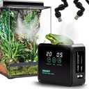 MECESOR Reptile Humidifiers Smart Misting System for Herps Terrariums, Reptile Mister Automatic with Timer, 360° Adjustable Misting Nozzles for Chameleons, Snake, Frog, Turtle, Lizard