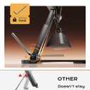 LISEN for iPad Stand Tablet Holder for Desk, Office Desk Accessories for Men Home Dorm Essentials Gadgets Portable Monitor Stand for Apple iPad mini Accessories Switch Kindle Moms Gifts