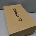 ATHMILE Womens Walking Shoes Lightweight Men Tennis Shoes Slip On Memory Foam Casual Sneakers for Gym Travel Work Outdoor Road (White)