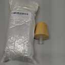 2" Round Solid Wood Furniture Leg Set of 4 Mid-Century Modern Sofa Couch Bed Coffee Chair Desk Straight Feet Legs with Pre-Drilled 5/16M8 Inch Bolt& Screws& Rubber Pads (2, 4 sets)