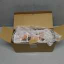 Cat-Themed Tissue Box Cover with Curved Edge, Rectangle Tissue Box Holder for up to 4 Inches High Boxes (Beige)