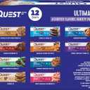 Quest Nutrition Ultimate Variety Pack Protein Bars, High Protein, Low Carb, Gluten Free, Keto Friendly, 12 Count, Best By 04/03/2026 