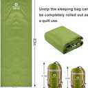 ECOOPRO Warm Weather Sleeping Bag - Portable, Waterproof, Compact Lightweight, Comfort with Compression Sack - Great for Outdoor Camping, Backpacking & Hiking-83 L x 30" W Fits Adults