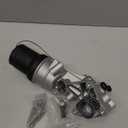 Aluminum Engine Oil Filter Housing with Sensor & Engine Mounting Bolts Compatible with Audi Volkswagen Vehicle TT Jetta Passat Beetle Golf Rabbit Replaces