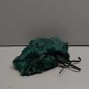 AVOIN colorlife Faux Fur Soft Plush Christmas Tree Skirt 36 Inch, Green Xmas Pine Trees Winter Holiday Mat Decoration