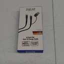 ZGear Black & Gray USB C & USB A Sync & Charge Cable