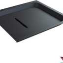 12" RV Screen Door Slider Panel and Handle/Stop for RV, Trailer, Camper, Motor Home, Cargo Trailer - OEM Replacement (Black)
