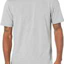 Amazon Essentials Mens Cotton Regular-Fit Short-Sleeve Crewneck T-Shirt (Gray, XXXL)