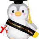 Graduation Decorations 2026 Penguin Plush9.05 Inch Class of 2026 Graduation Plush Penguin Stuffed Animal,Cute Graduation Gifts for Kindergarten, High School, and College Graduates (Penguin)