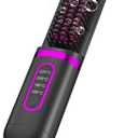 Cordless Hair Straightener Brush, Portable Straightening Brush for Travel, Mini Ionic Hot Comb, Rechargeable Hair Brush Straightener for Women, Dual Power