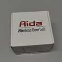 AIDA Lighted Wireless Doorbell for Home, Waterproof Battery Doorbell Wireless 1,000ft Range, 5 Volume Levels with 58 Chimes & LED Flash on Receiver (White, 2 Buttons & 1 Receiver)