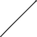 Westbrass D120-62 3/8" x 12" Brass Bullnose Faucet Riser Supply Line, Matte Black