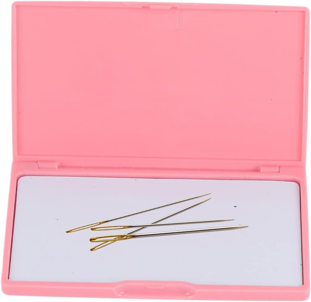 Needle Storage Case, Rectangle Needle Keeper Cross Stitch Manual DIY Sewing Stitching Pin Storage Box Plastic Cross Stitch Sewing Knitting Pin Organizer Container Tool (Only Case)