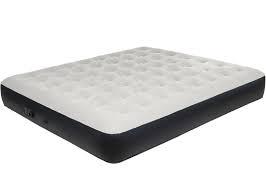 AVENLI KING SIZE FLOCKED AIR BED WITH BUILT IN PUMP