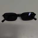 WOWSUN Retro Rectangle Sunglasses Womens Small Trendy 90s Sun Glasses Sunnies UV400 Protection