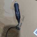 Riceshoot 2 Pack 12V LED Christmas Car Wreath with Red Bow 13 Inch Artificial Lighted up Wreath for Car Front Grill Plug in Lighting for Xmas Hanging Decoration (Color Light Classic)