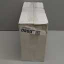 Nervure 175PCS White and Gold Disposable Plates&Gold Plastic Silverware with White Handle for Merry Christmas&Party includes 25Dinner Plates 25Dessert Plates 25Knives 25Forks 25Spoons 25Napkins