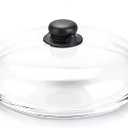 Enviro Borosilicate Domed Lid 20 cm, Glass, White