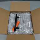 Probrico (25 Pack Flat Black Modern Kitchen Cabinet Pulls 3-3/4" Hole Centers Euro T Bar Stainless Steel Cupboard Dresser Handles