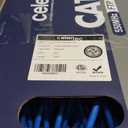 CAT6 Shielded Cable, 500ft, FTP (Overall Foil Shield), 23AWG Solid Bare Copper, 550MHz, ETL Listed &CMR Riser Rated, Indoor, Bulk Ethernet Cable, Black