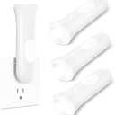 4 in 1 Emergency Lights for Home Power Failure, 3 Pcs Rechargeable LED Flashlight Plug in Wall, Automatic Turn-On Power Outage Night Light Flashlight for Hurricane Preparedness Items (White)