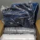 Bedsure L Plus Orthopedic Dog Bed for Large Dogs - Washable Dog Cat Bed Waterproof, L Plus Big Comfort Dogs Couch Sofa with Washable Removable Cover, Pet Bed with Nonskid Bottom, Blue Navy, 38"