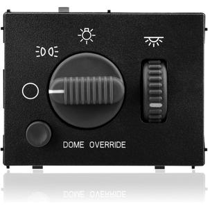 Headlight Dimmer Switch Compatible with 1999-2002 Chevy Silverado Avalanche Suburban & GMC Sierra Yukon - Instrument Panel Headlamp Dimmer Switch, Replace# 15755595, 15738843, D1534G, DS-968