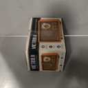 Victrola Willow  Retro Wood Bluetooth Radio with Built-in Speakers: Elegant & Vintage Design, Rotary AM/FM Tuning Dial, Bass & Treble Control, Wireless Streaming (Walnut)