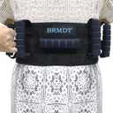 BRMDT Gait Belt Transfer Belts for Seniors, Gate Belts Medical for Elderly Mobility Limited People Standing & Walking Assist Aid, 5.4" Widened Gait Belt with 7 Soft Handles, Quick Release Buckle & Adjustable Waist Size 30.9"-55.9"