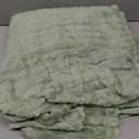 FY FIBER HOUSE Throw Blanket for Couch Soft Warm Fuzzy Blankets for Sofa All Season Use, 50x60 Inches, Sage Green