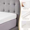 Lazyzizi Wedge Mattress Elevator 5-Inch Inclined Mattress Topper for Acid Reflux, GERD, Neck & Back Pain, Snoring, Under Bed Wedge Mattress with Washable Cover & Non-Slip Bottom for Bedroom, Twin