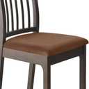 Velvet Dining Chair Seat Covers Set of 2 Stretch Seat Covers for Dining Room Chairs with Elastic Bottom Dark Brown Dining Chair Seat Cover Pack