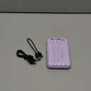 Wireless Portable Charger 10000mAh,Magnetic Power Bank with Built-in Cables LED Display,22.5W PD Fast Charging for Magsafe Battery Pack Compatible with iPhone16/15/14/13/12/Pro/Pro Max(Purple)