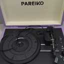 Crosley CR8005F-LN Cruiser Plus Vintage 3-Speed Bluetooth in/Out Suitcase Vinyl Record Player Turntable, Lavender
