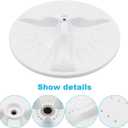W10902814 Washplate With Cap Replacement for Maytag Washer Plate Parts and Whirlpool Washer Washplate MVWB835DW MVWB855DC MVWB855DW MVWX655DW MVWX655DW0 MVWX655DW1 MVWX655DW2
