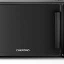 Chefman Countertop Microwave Oven 1.1 Cu. Ft., 1000 Watts with 10 Power Levels, 6 Cooking Presets with One-Touch Express Cook, Eco Mode, Child Safety Lock, & Mute Button - Black
