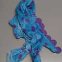 Dinosaur Costume for Small Dogs and Cats, Dog Hoodies Cold Weather Coat,Dog Pajamas for Christmas Halloween (Blue)