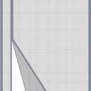 Side Opening Magnetic Screen Door in Fiberglass 38x99inch, Grey - Thicken Mesh Screen Magnetic Closure Keep Bugs Out, Reversible for Left/Right Door