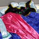 Funna Princess Costume for Women Dress Adult Halloween Cosplay with Capes (Medium (8-10), Blue)