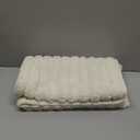 Waterproof Dog Blanket for Bed, Luxury Plush Washable Large Dogs Blankets for Furniture Protection, Super Soft Calming Pet Blanket for Indoors (Cream, 30"x40")