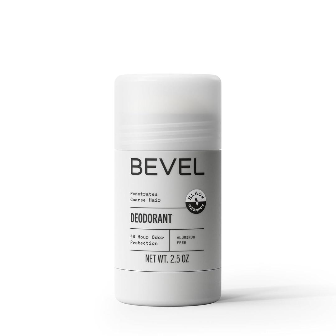 Bevel Deodorant for Men with Coconut Oil and Shea Butter, Aluminum Free, No Streaks, 48 Hour Odor Protection, 2.5 Oz (2.5 Ounce (Pack of 1))