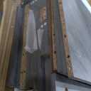 MXV Nightstand with LED Lights & Charging Station, Black Bedside Tables with USB Ports, Storage Cabinet & Drawers for Bedroom, Modern End Tables for Living Room (Black, 17.7)