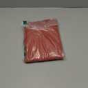 MIULEE Terracotta Sheer Curtains 24 inch Length Kitchen Window Curtains Over Sink, Short Small Curtains for Fall Bathroom Cafe Linen Textured Light Filtering Half Window Tiers Rod Pocket, 2 Panels